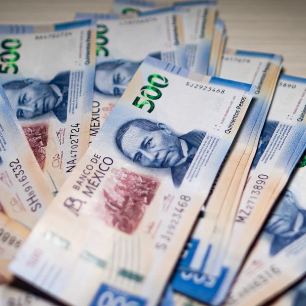 Billetes mexicanos de 500 pesos. Foto: N+